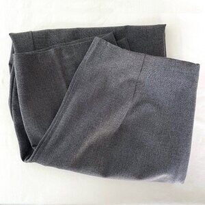 Laura Scott Stretch Ladies Pants 12 Pull On Comfort Waist Ladies Dress Work Gray